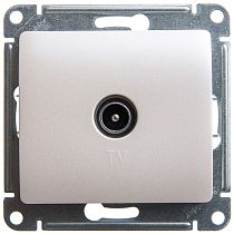 Glossa Перламутр Розетка TV проходная 4DB Systeme Electric (Schneider Electric)