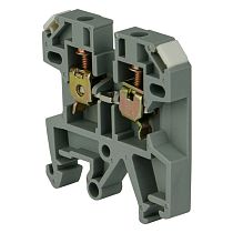 Клемма проходная JXB 2.5мм кв.винтовая серая (50шт/упак)  ЭНЕРГИЯ