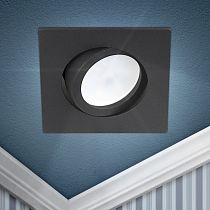 Светильник встраиваемый алюминиевый ЭРА KL87 BK MR16/GU5.3 черный