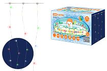 Гирлянда светодиодная "Роса - занавес" 2х2 м, 200LED, многоцветн., ПДУ, USB, IP20,  TDM