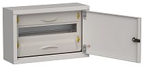 TITAN 5 Корпус металлический ЩРн-18 (1х18) 268х420х140мм IP31 серый (одна дверь) IEK