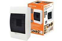 Бокс ЩРН-П-4модуля навесной пластик IP41  TDM