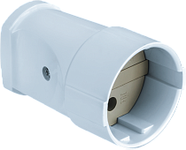 Розетка Navigator NCA-SK01-10A-X-WH переносная без заземления белая