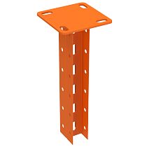 Стойка двойная потолочная для средних нагрузок 35х30х1200 пятка 120х120 Промрукав