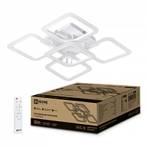 Светильник светодиодный ELEGANT ARIS-90W 90Вт 230В 3000-4000-6500K 7000Лм 590х590х130мм c пультом ДУ белый IN HOME