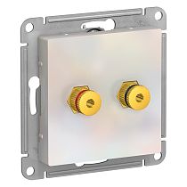 AtlasDesign Жемчуг Аудиорозетка двойная Systeme Electric (Schneider Electric) AtlasDesign Жемчуг Аудиорозетка двойная Systeme Electric (Schneider Electric)