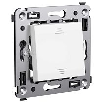 Инвертор одноклавишный в стену, "Avanti", "Белое облако" DKC