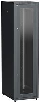 ITK Шкаф LINEA E 42U 600х800мм двери 2шт стеклянная и металлическая черный IEK ITK Шкаф LINEA E 42U 600х800мм двери 2шт стеклянная и металлическая черный IEK