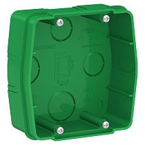 Blanca скрытая установка Коробка монтажная для силовых розеток, зелёный Systeme Electric (Schneider Electric)