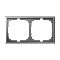 ArtGallery Сталь Рамка 2-постовая, универсальная Systeme Electric (Schneider Electric)