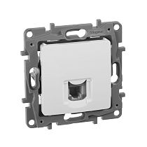 ETIKA Розетка телефонная RJ11 белый