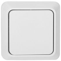Выключатель 1-кл. открытой установки IP20 10А, белый  "Альфа" General