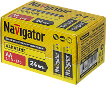 Элемент питания алкалиновый NBT-NPE-LR6-BOX24 (уп.24шт) Navigator