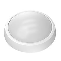 Светильник светодиодный ЖКХ Gauss IP54 d176х76мм 12Вт 990lm 4000K ECO 2.0 круг с микроволновым датчиком