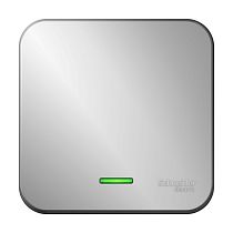 Blanca открытая установка с  с изолированной пластиной Алюминий Переключатель 1 клавишный с подсветкой 10А Systeme Electric (Schneider Electric)