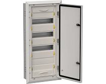 Корпус металлический TITAN 5 ЩРв-48 (1х48) 755х365х130мм IP31 серый (одна дверь)  IEK