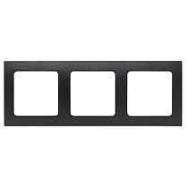 Стокгольм Рамка 3-местная черная EKF PROxima