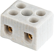 Колодка зажимная винтовая керамическая КЗВ NTB-HCR-2-24/WH (уп.40шт) Navigator