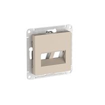 AtlasDesign Песочный Накладка двойная для информационных функций типа Keystone