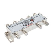 Делитель ТВ х 8 + 9шт. F BOX 5-1000МГц Silver REXANT