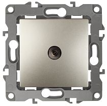 Розетка ЭРА 12 12-3101-04 шампань телевизионная одинарная