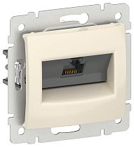 IEKVALENA Розетка компьютерная RJ45 категория 5Е UTP 6956241 слоновая кость IEK