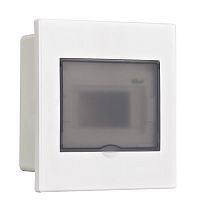 Корпус пласт. навесной прозр. дв. 1 ряд 6 мод. IP41 ЩРН-П