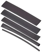 Набор трубок термоусадочных ТТУ нг-LS 2/1-4/2-6/3-8/4-10/5-12/6 черный 100мм (105шт/бокс)  IEK