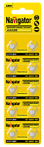 Элемент питания Navigator 95 665 NBT-08 (LR60, AG1, LR621, BP10)