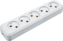 Колодка Navigator NCA-BL01-05-X-WH 5гн без заземления АБС пластик