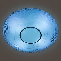 Светильник потолочный с/д  General  GSMCL-Smart84  80w  Oblivion RGB   80Вт 3000-6500K 5540Лм 450x105мм с пультом  (800384) (1/10)