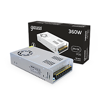 Блок питания Gauss 360W 24V IP20 1/36