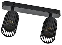 LIGHTING Светильник 4208 настенно-потолочный под лампу 2хGU10 черный IEK