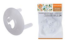 Заглушка в розетку от детей с ключом (набор 6шт.) Народная TDM