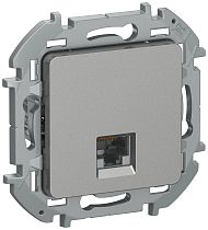 IEKINSPIRIA Розетка компьютерная RJ45 категория 6 UTP 6738321 алюминий IEK