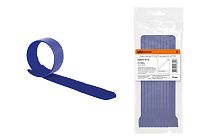 Хомут-липучка ХЛ 16х210 мм синий (20 шт)  TDM