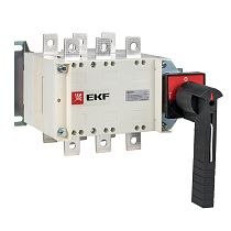 Рубильник-переключатель 250A 3P c рукояткой управления для прямой установки PowerSwitch EKF PROxima Рубильник-переключатель 250A 3P c рукояткой управления для прямой установки PowerSwitch EKF PROxima