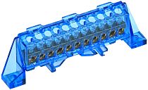 TEKFOR Шина N "ноль" в комбинированном DIN-изоляторе "Стойка" 6х9-11-С IEK