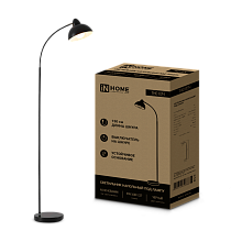 Светильник напольный под лампу на основании ТНО 03Ч 60Вт Е27 230В ЧЕРНЫЙ IN HOME