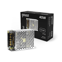 Блок питания Gauss STRIP PS 40Вт 12V
