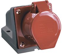 Розетка ОП 32А 380В 3P+PE+N ССИ-125 IP44  IEK