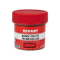 Флюс для пайки REXANT, паста TR-RM KELLER, 20 мл, банка