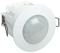 Датчик движения ИК встраиваемый 1200w 360град. 6м IP20 белый  IEK