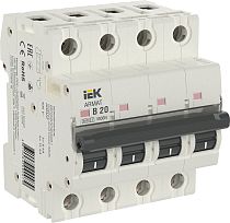 ARMAT Автоматический выключатель четырехполюсный M06N 4P B 20А  IEK