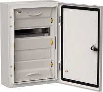 TITAN 5 Корпус металлический ЩРн-24 (1х24) 460х310х140мм IP54 серый (одна дверь)  IEK