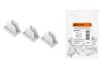 Заглушка торцевая пластиковая для шинопровода TLA-01-WH-Z, белая,  TDM