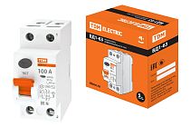 Выключатель дифференциального тока УЗОВД1-63 2Р 100А 300мА  TDM