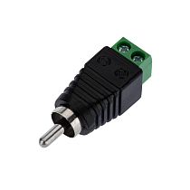 Разъем штекер RCA с клеммной колодкой REXANT Разъем штекер RCA с клеммной колодкой REXANT