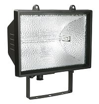 Прожектор ИО-1000Вт симметричный черный IP54  IEK