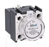 Приставка выдержки времени с задержкой при включении 0.1-3сек. 1з+1р ПВ-03 DEKraft